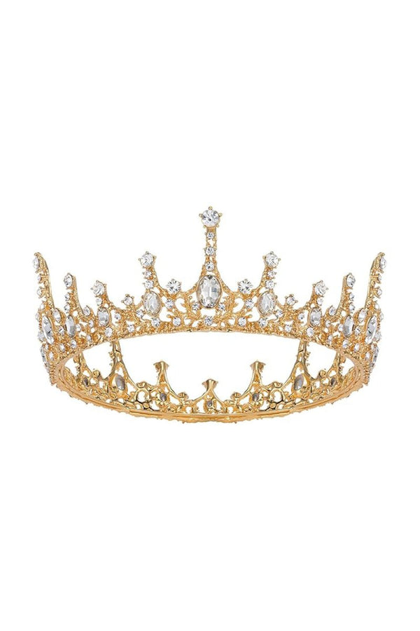Baroque Wedding Green Aurora Borealis Tiaras - KissProm