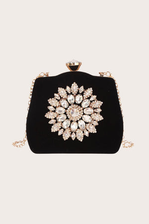 Black Beading Handbag