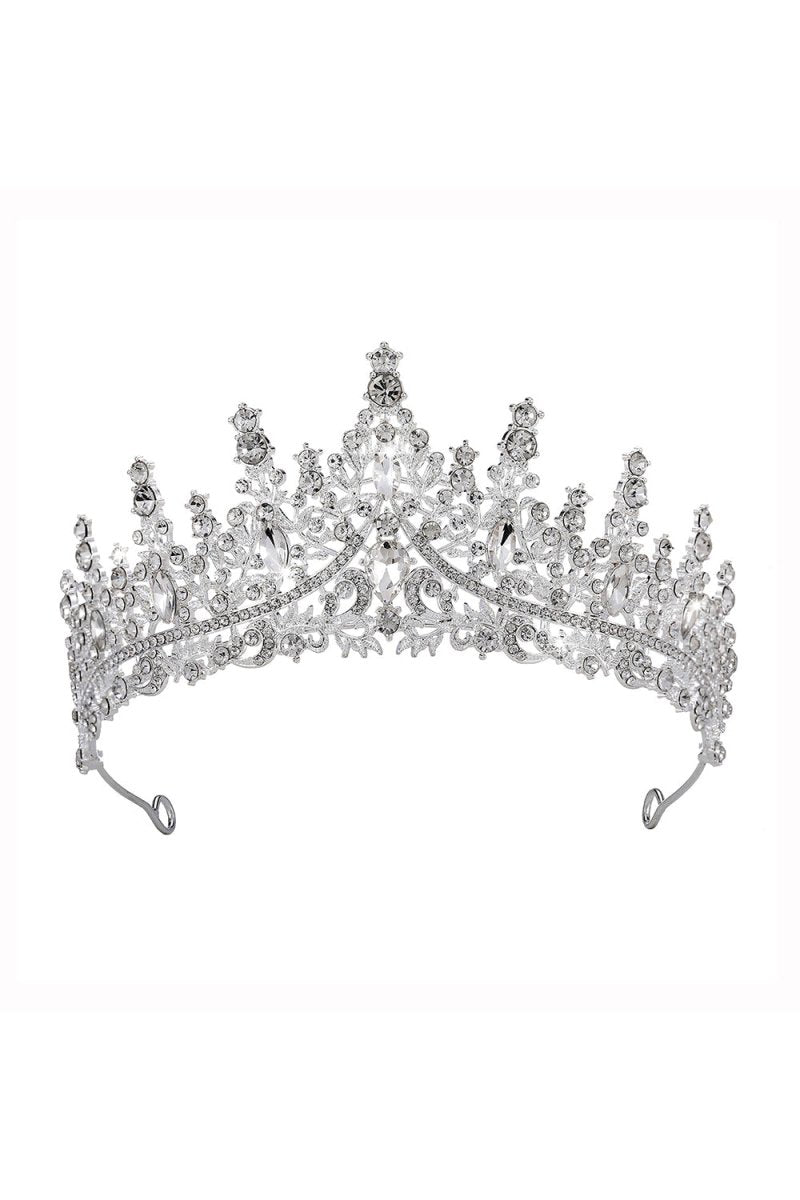 Black Rhinestone Crown - KissProm