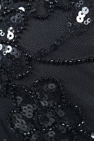Black Spaghetti Straps Sheath Satin Mini Homecoming Dress (6) | KISSPROM