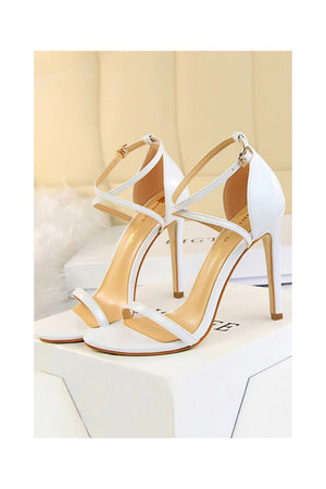 Black Stiletto Sandals - KissProm