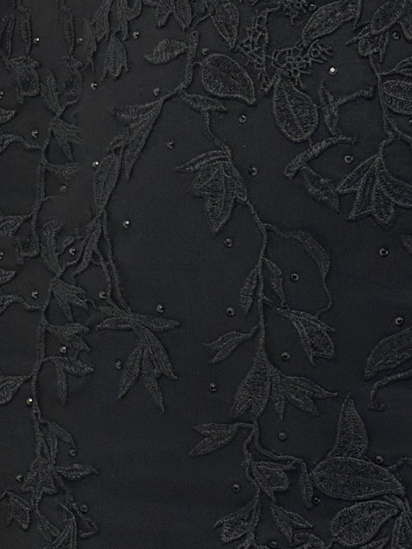 Elaina |Mermaid Deep V Neck Feather Lace Long Prom Dress