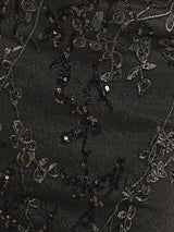 Terry | Black Sweetheart Lace Appliques Mermaid Long Prom Dresses