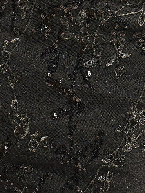 Terry | Black Sweetheart Lace Appliques Mermaid Long Prom Dresses