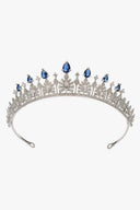 Blue Rhinestone Tiara Wedding - KissProm