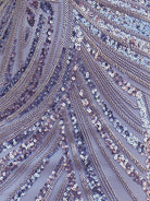 Briallen | Periwinkle- Sheath V Neck Sequined Short Homecoming Dresses