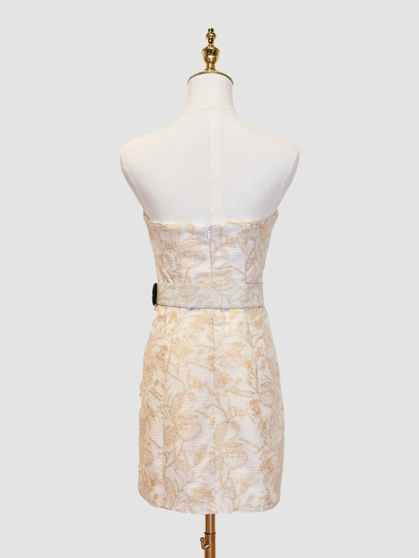 Amaryllis | Sheath Strapless Short Homecoming Dress