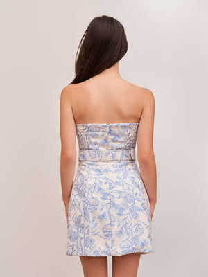 Amaryllis | Sheath Strapless Short Homecoming Dress