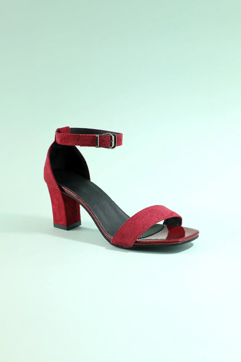 Burgundy Party Shoes - KissProm