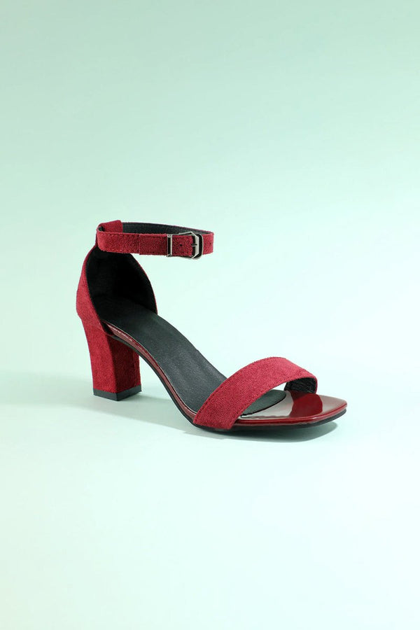 Burgundy Party Shoes - KissProm