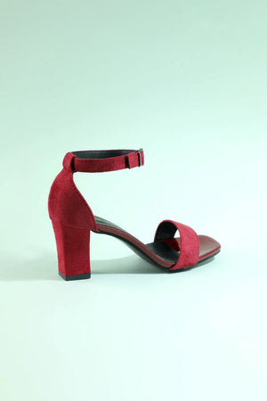 Burgundy Party Shoes - KissProm