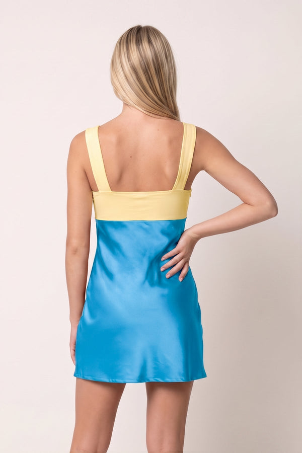 Turquoise Ruched Sweetheart Sheath Satin Homecoming Dress | KISSPROM