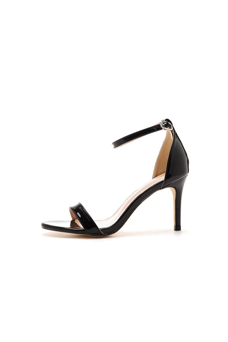 Casual Open Toe Stiletto Ankle - strap High Heels - KissProm