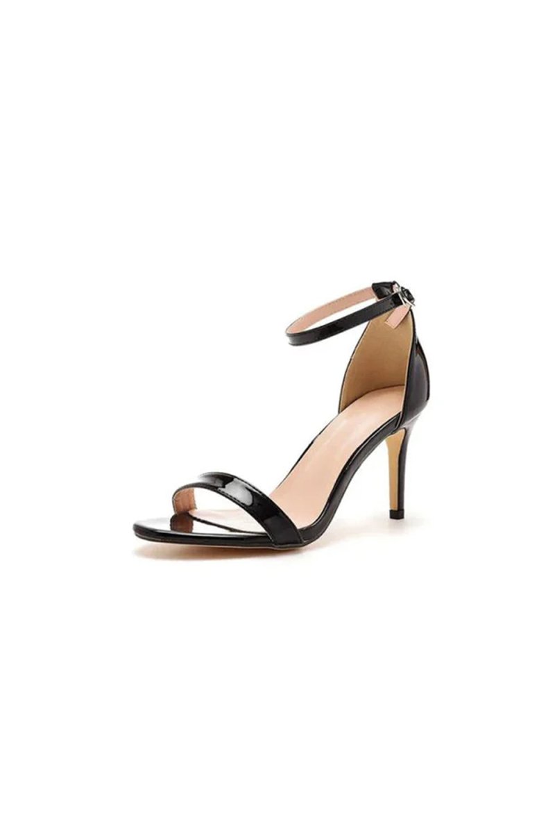 Casual Open Toe Stiletto Ankle - strap High Heels - KissProm