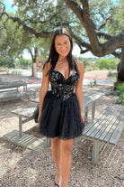 Cavell | Sweetheart Green Mirror Sequin Short Party Dress - KissProm