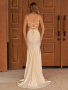 Fernanda |Mermaid Spaghetti Straps Satin Prom Dress