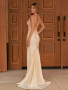 Fernanda |Mermaid Spaghetti Straps Satin Prom Dress