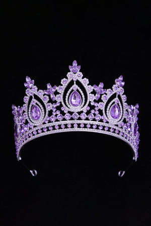 Chic Green Crystal Tiara - KissProm