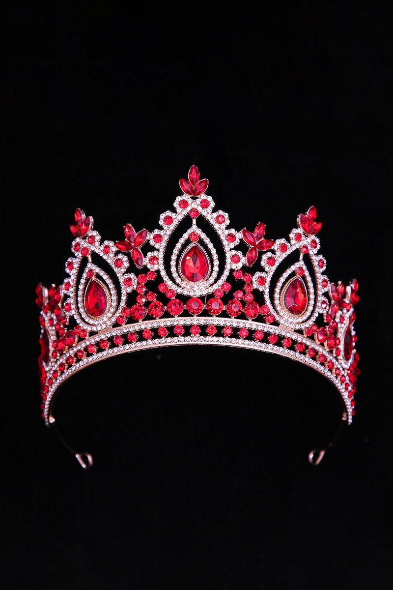 Chic Green Crystal Tiara - KissProm