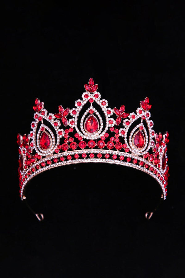 Chic Green Crystal Tiara - KissProm