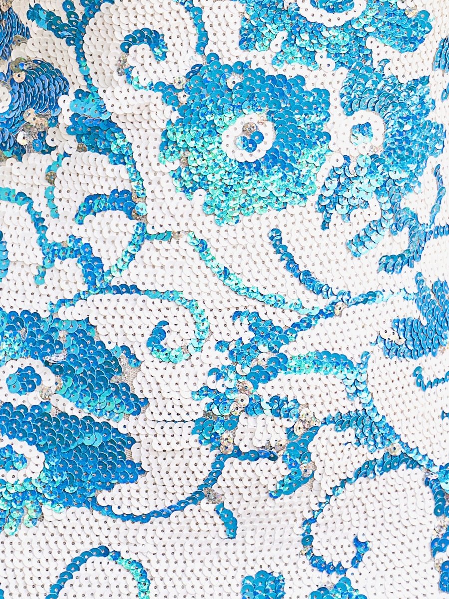 Christine | Pink V Neck Sequins Bodycon Short Mini Cocktail Dress