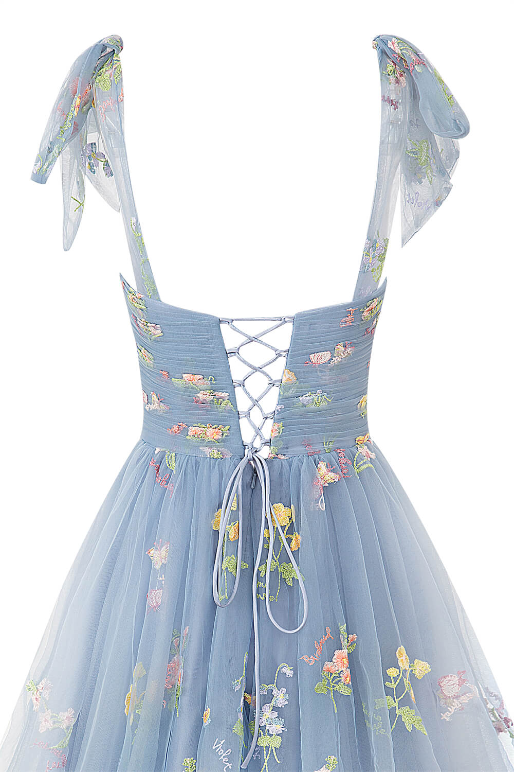 Claire | Aline Short Sweetheart Tulle Floral Homecoming Dress