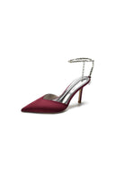 Cocktail Pointed Toe Crystal Strap High Heels – Shoes by KissProm | Available at KissProm