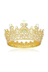 Crystal Full Round Wedding Crown - KissProm