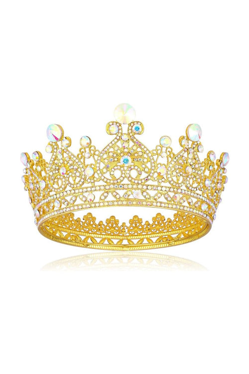 Crystal Full Round Wedding Crown - KissProm