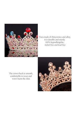 Crystal Full Round Wedding Crown - KissProm