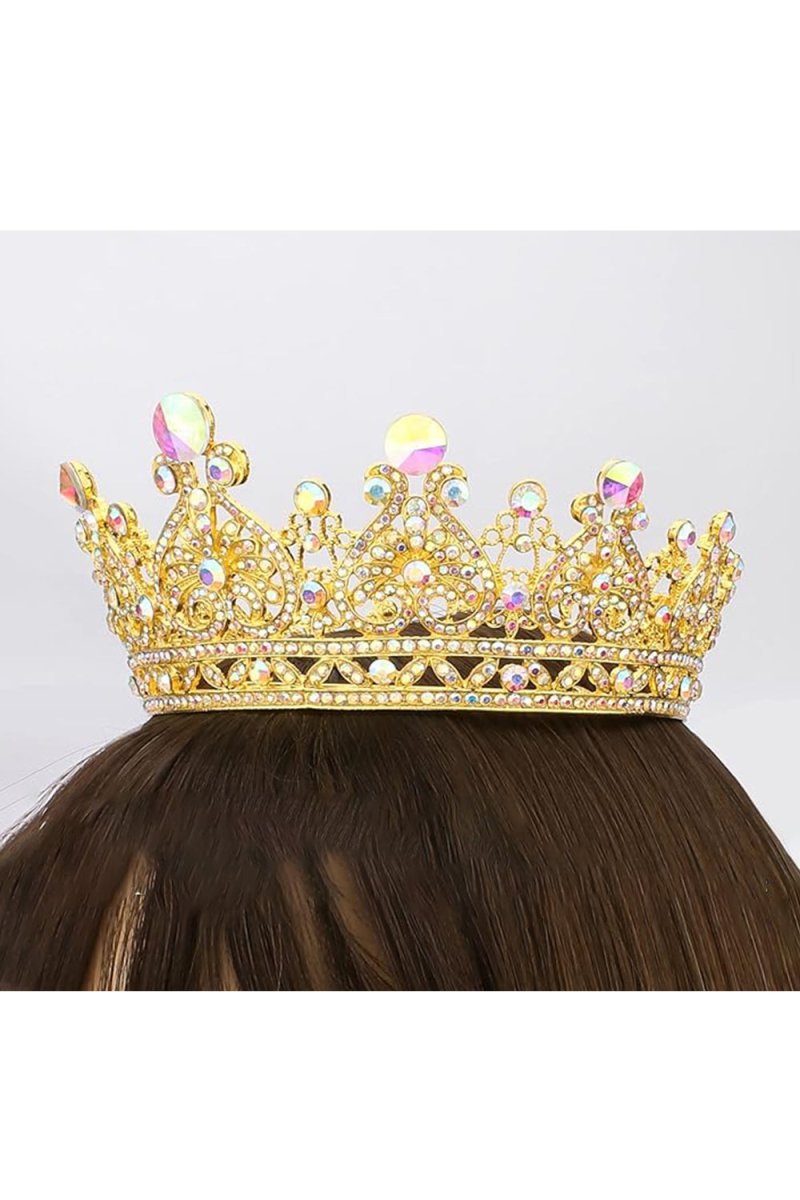 Crystal Full Round Wedding Crown - KissProm