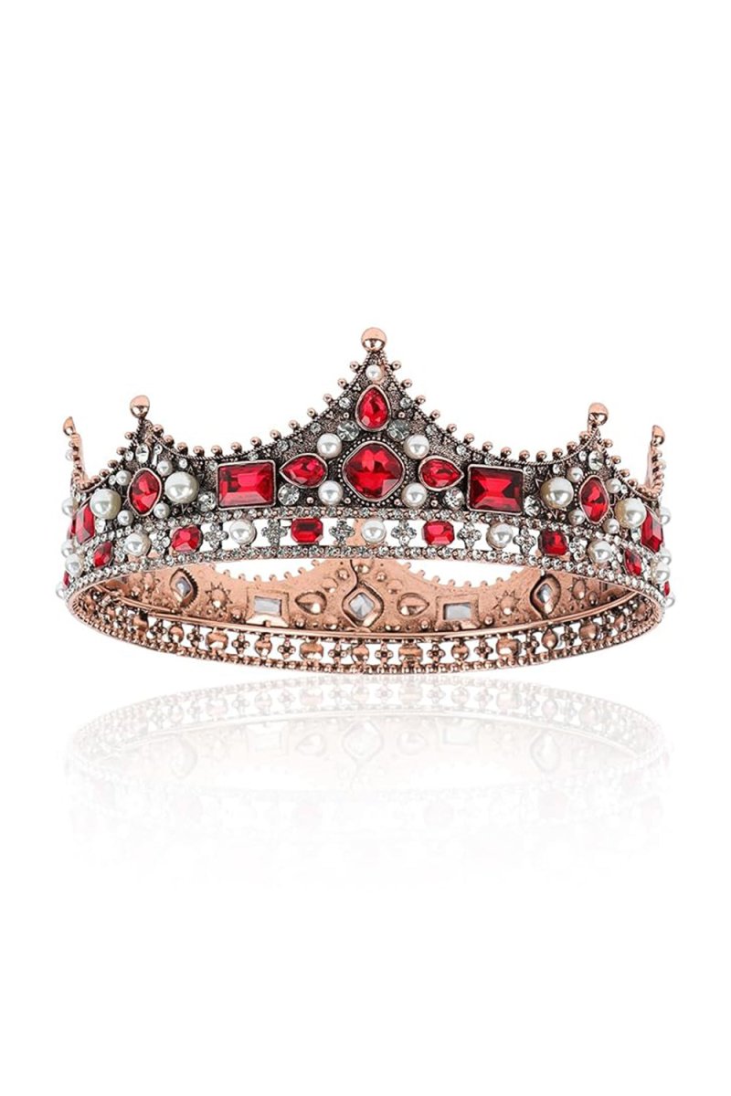 Crystal Vintage Baroque Crown - KissProm