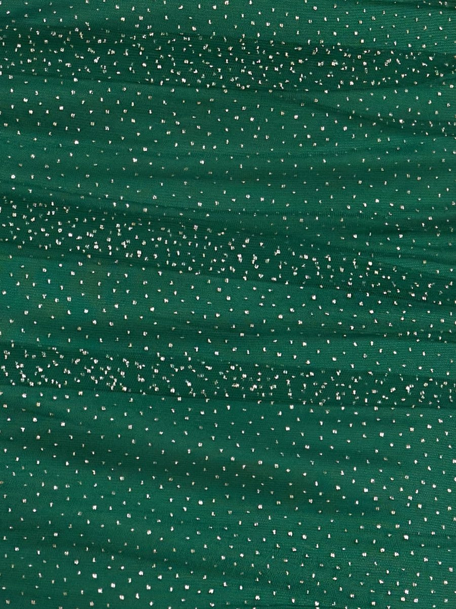 Ioanna | Dark Green Bow Bust Glitter Sheath Homecoming Dress