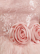 Dilys | Pink - Bodycon Strapless Short Homecoming Dress with Feathers