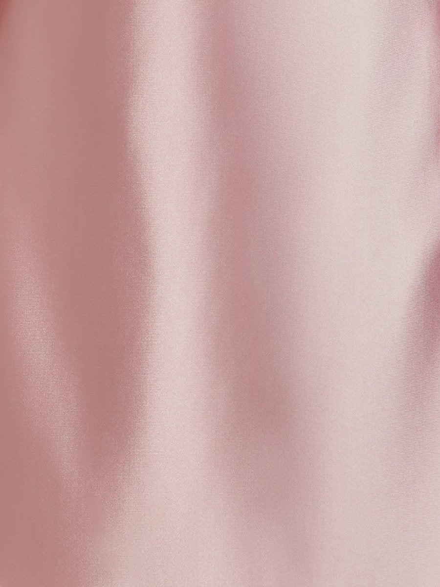 Draya | Pink - Sheath Spaghetti Straps Satin Homecoming Dress