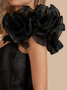 Earla | Black - Bodycon One Shoulder Ruched Corset Short Homecoming Dresses