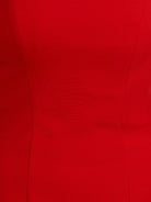 Edna | Red - A-Line Strapless Ruffles Short Homecoming Dresses