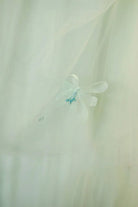 Elegant 3D Flowery Lace Sage Green Tulle Fairy Ball Gown - KissProm