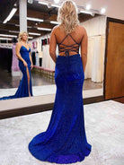 Elegant Royal Blue Mermaid Long Party Dress - KissProm