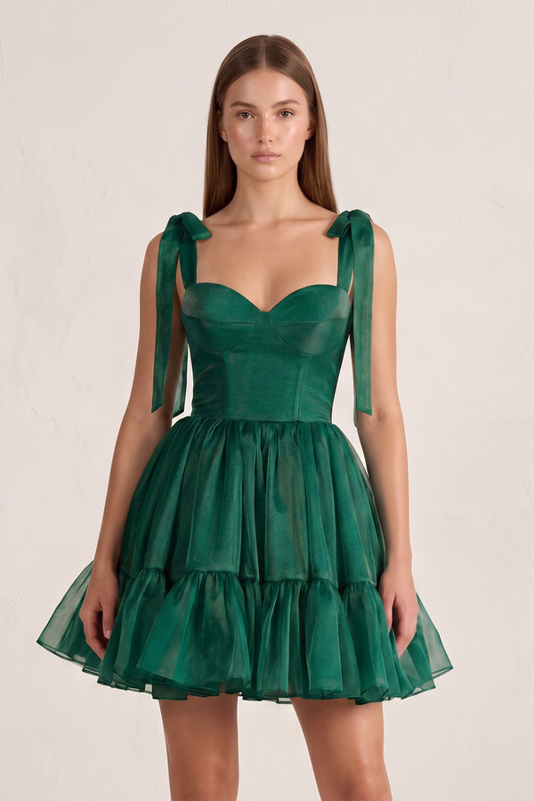 Emerald Stylish A-Line Sweetheart Short Homecoming Dress | KISSPROM
