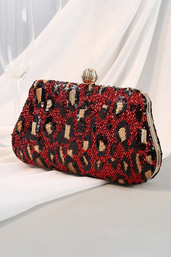 Eye - Catching Leopard Clutch Bag - KissProm