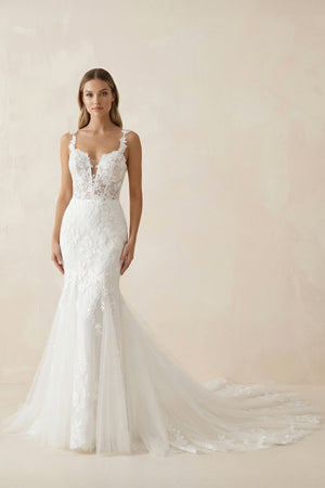 Fairy Mermaid Sweetheart Lace Wedding Dresses with Appliques – Wedding Dresses by KissProm | Available at KissProm