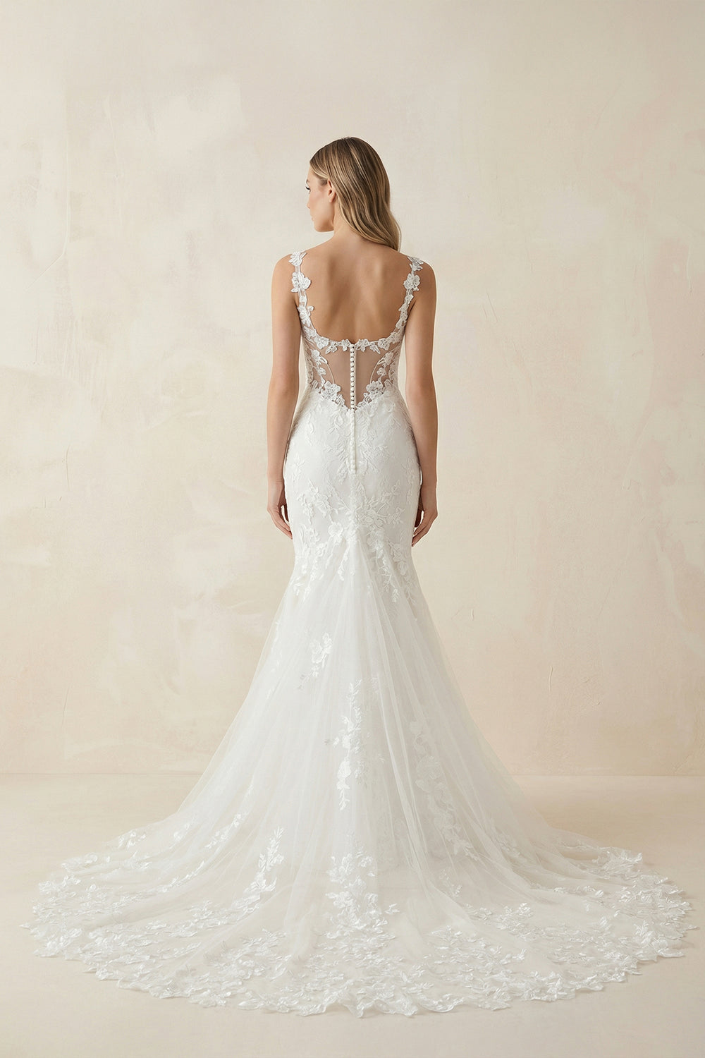 Fairy Mermaid Sweetheart Lace Wedding Dresses with Appliques – Wedding Dresses by KissProm | Available at KissProm