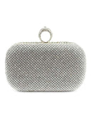 Fascinating Rhinestone With Glitter Adjustable Clutches - KissProm