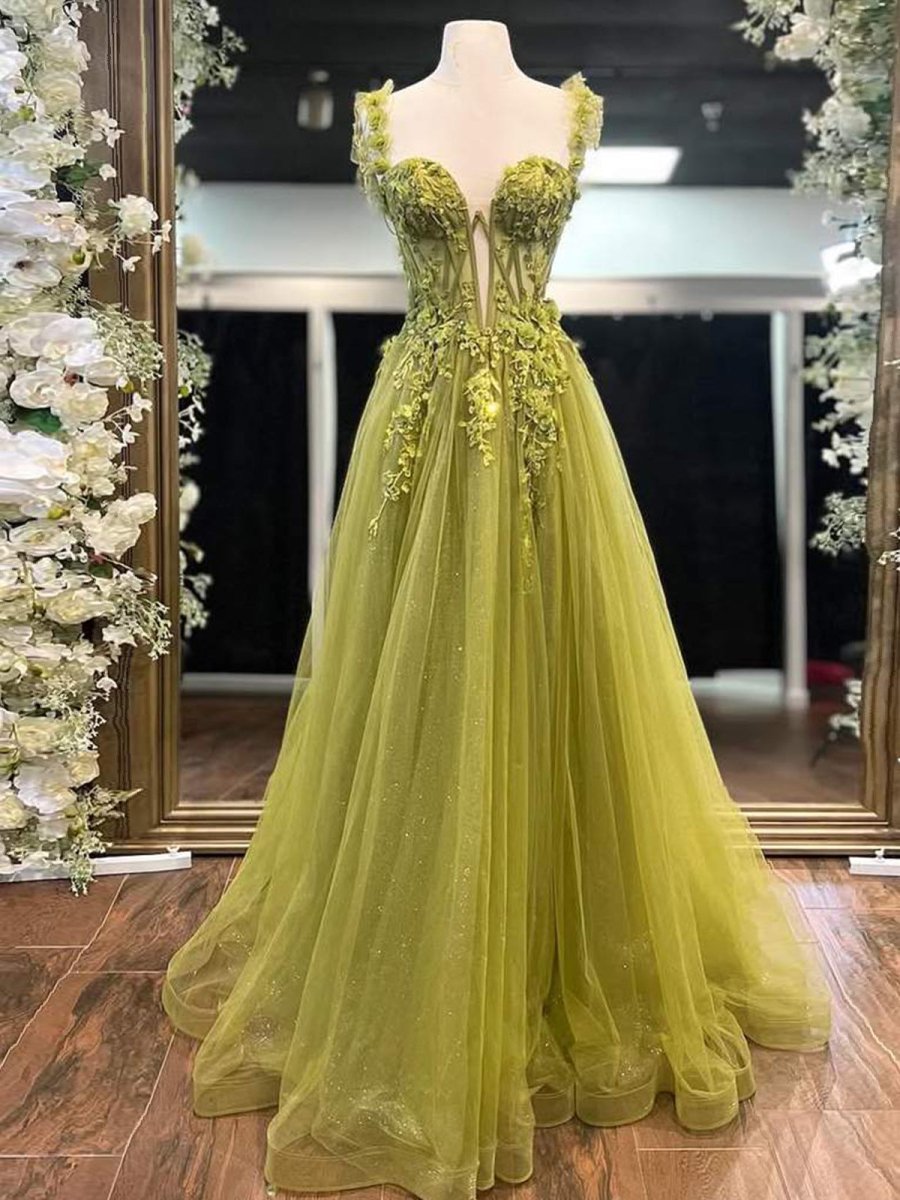 olive green lace prom dress Cicinia Dark Green Mother Of The Bride Dress Plus Size Long Chiffon Ap main image 1