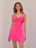 Flavia | Bodycon Orange Spaghetti Straps Homecoming Dress