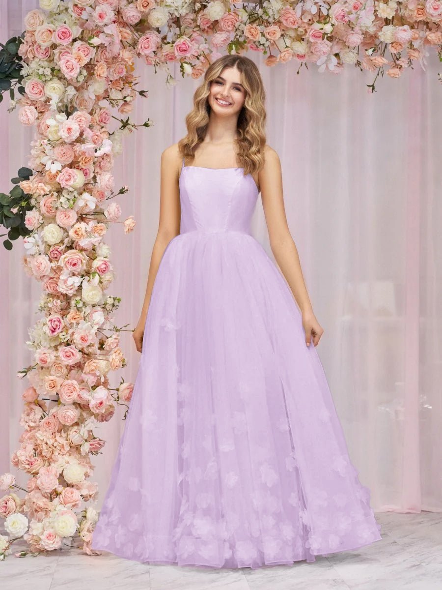 pink prom dress flowers Azazie 2026 Corset 3D Flowers Mermaid Prom Dress Blushing Pink Gown
