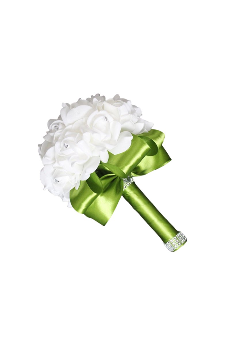 Foam Artificial Roses Wedding Flower Bouquets
