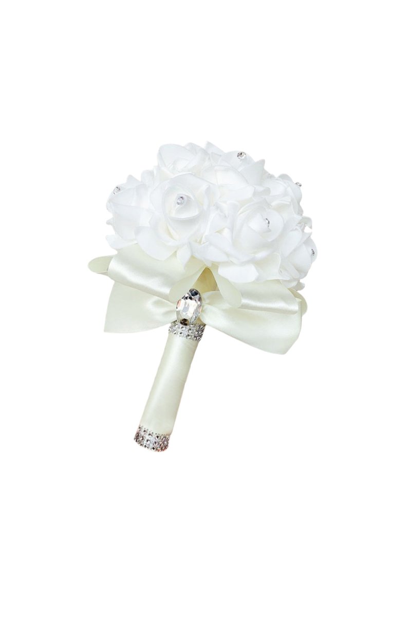 Foam Artificial Roses Wedding Flower Bouquets