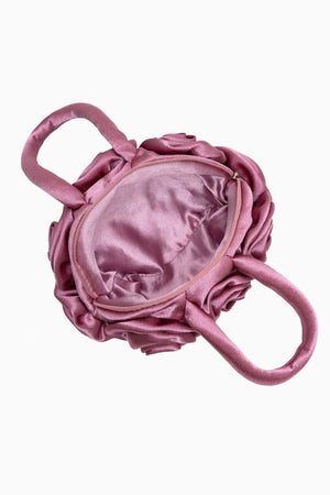 Francine Satin Flower Handbag - KissProm